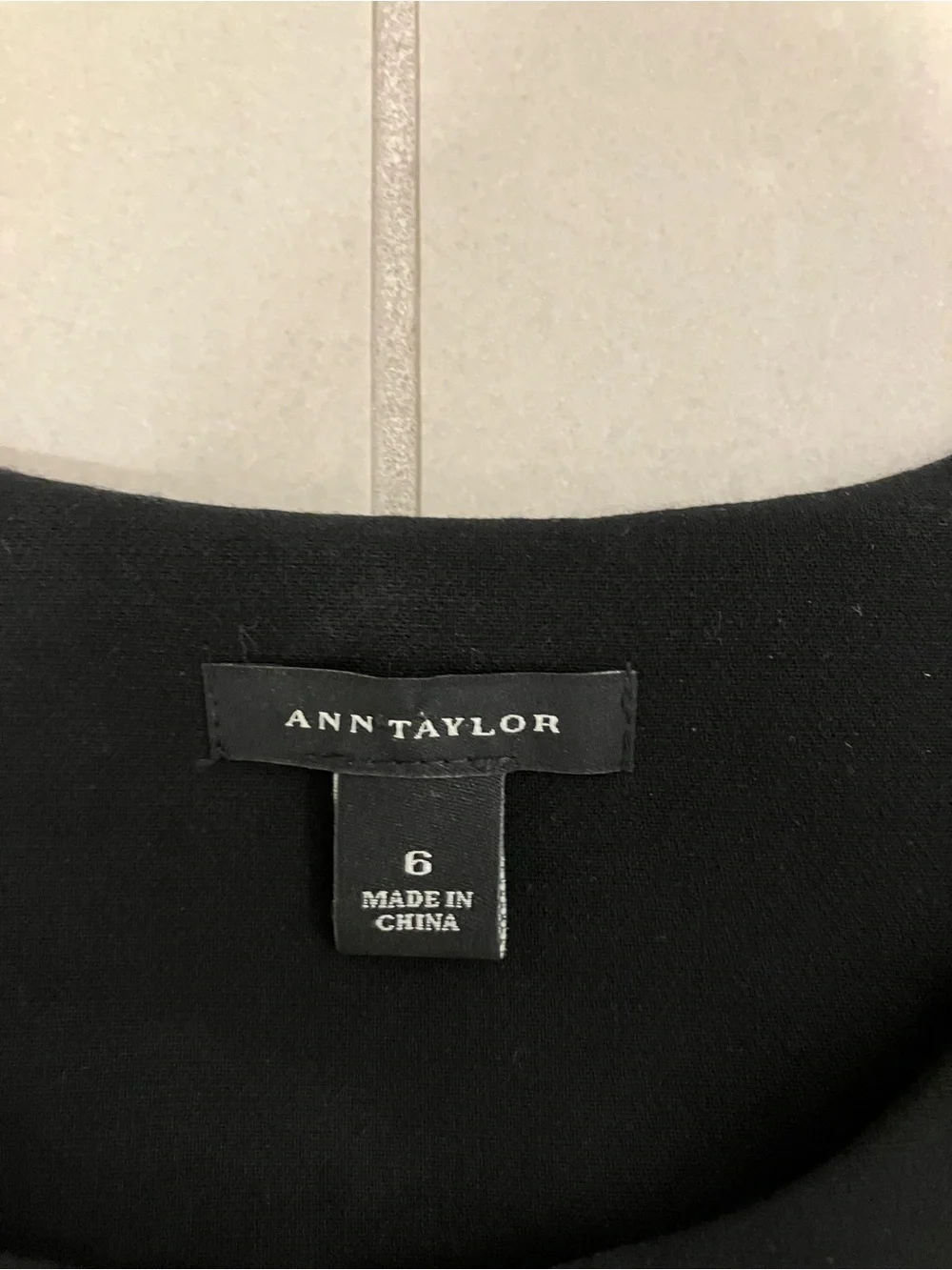 Ann Taylor Black Sleeveless A-Line Dress